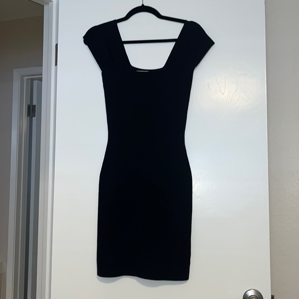 Black Bodycon Mini Dress
